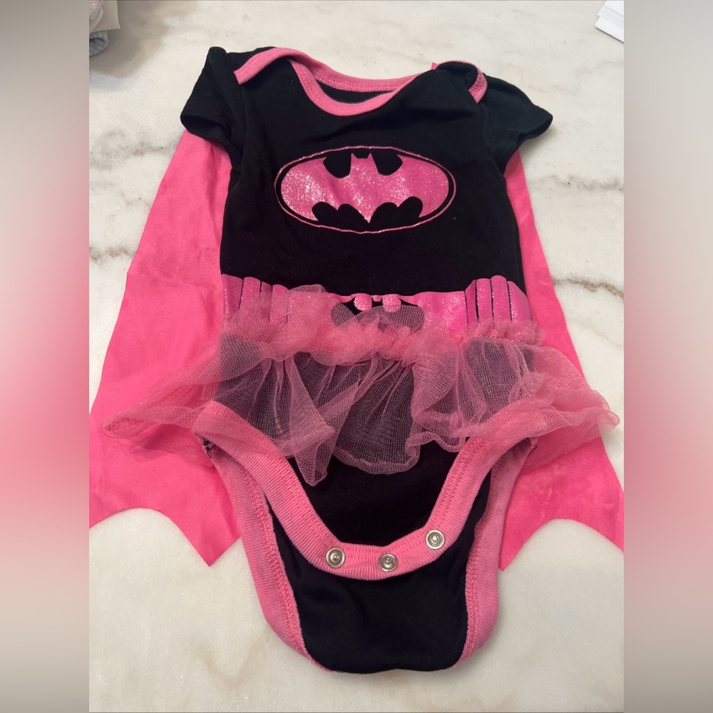 6-9 Months Batgirl Tutu Dress Halloween Costume Baby Girl